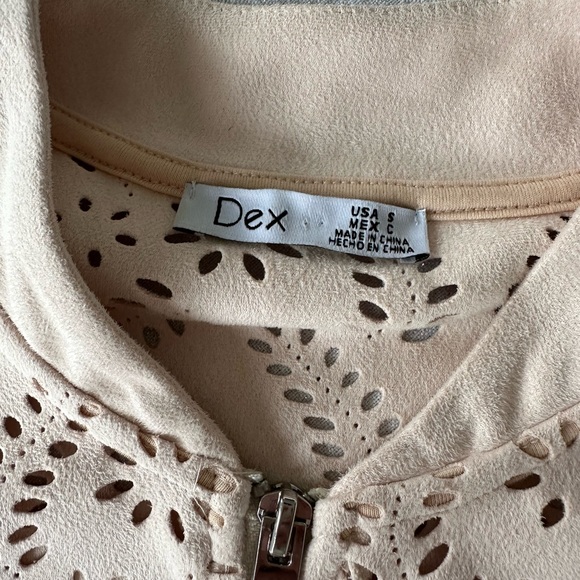 Dex Faux Suede Bomber - Picture 3 of 4